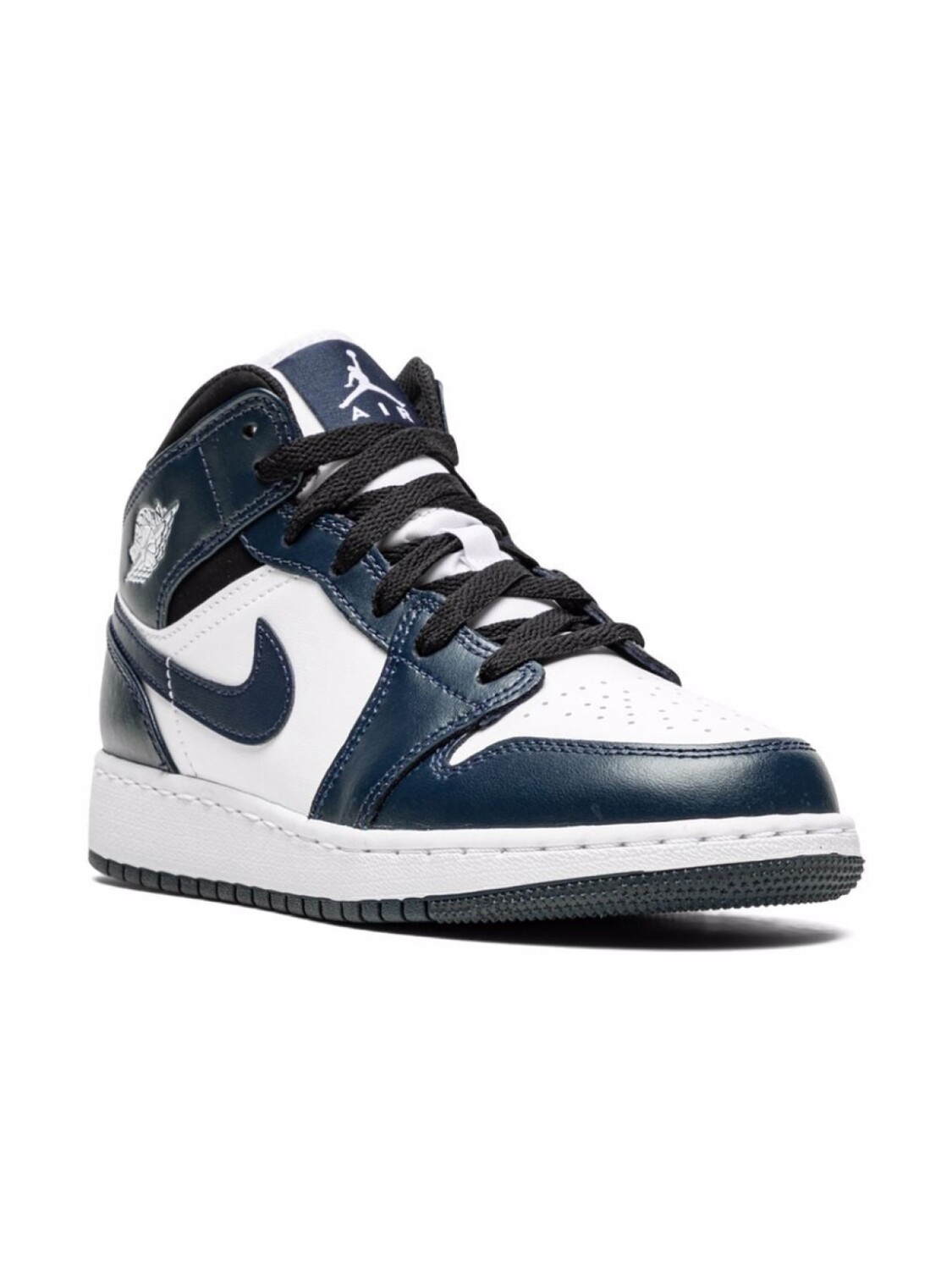 

Кроссовки Air Jordan 1 Mid Armory Navy Jordan Kids, синий