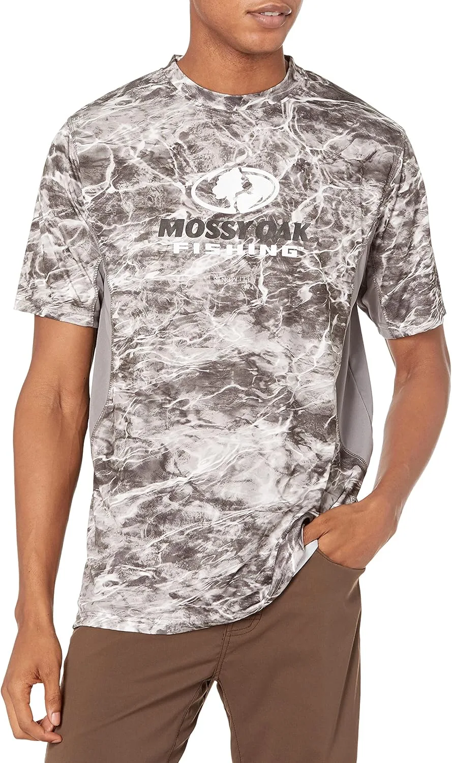 

Мужская футболка Mossy Oak с коротким рукавом в камуфляжном принте Staghorn