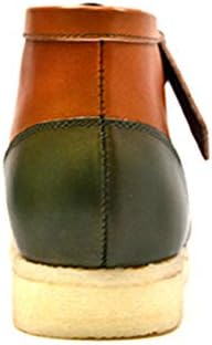 Коллекция British Walkers Мужские кожаные и замшевые ботинки на шнуровке British Collection, зеленый — фото 3