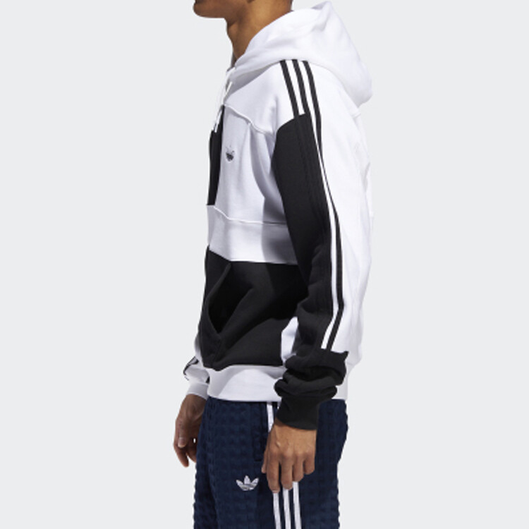 Толстовка ASYMM BLOCK мужская черно-белая Adidas Originals, черно-белый — фото 4