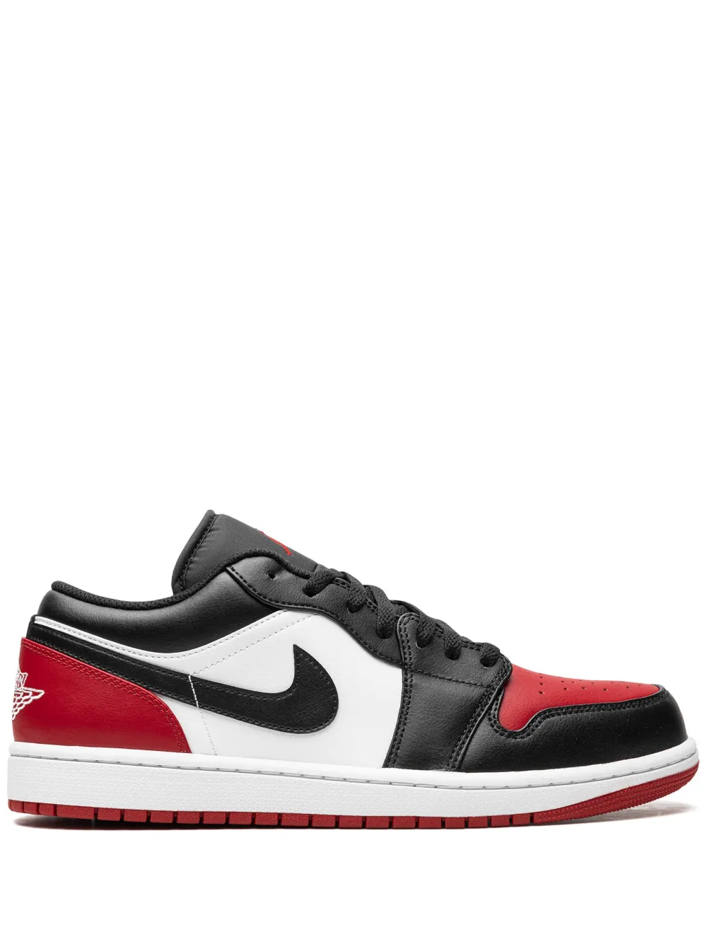 

Кроссовки Air Jordan 1 Low Bred Toe, черный