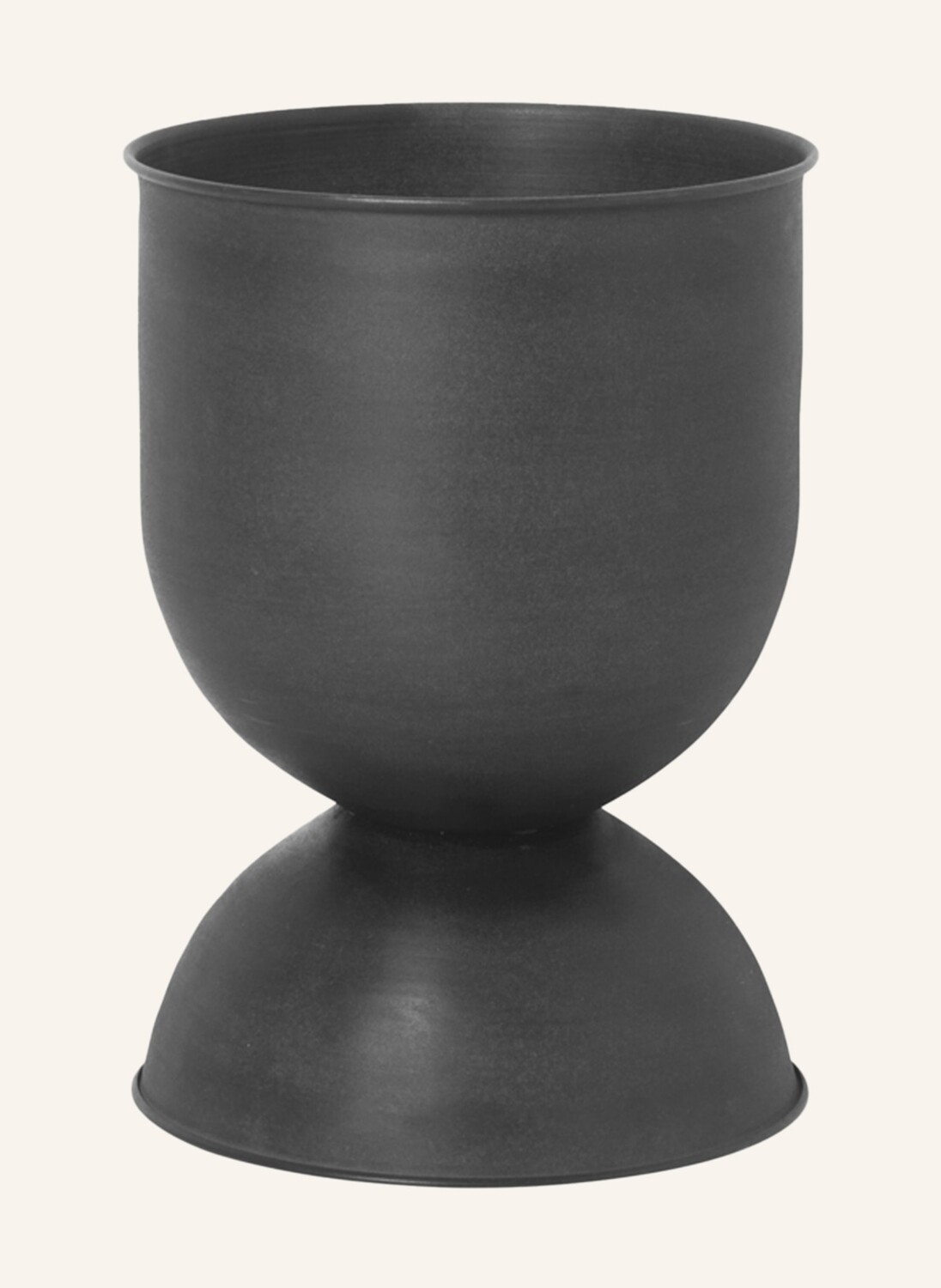 

Цветочный горшок Ferm Living HOURGLASS SMALL, высота 42,5 см, черный