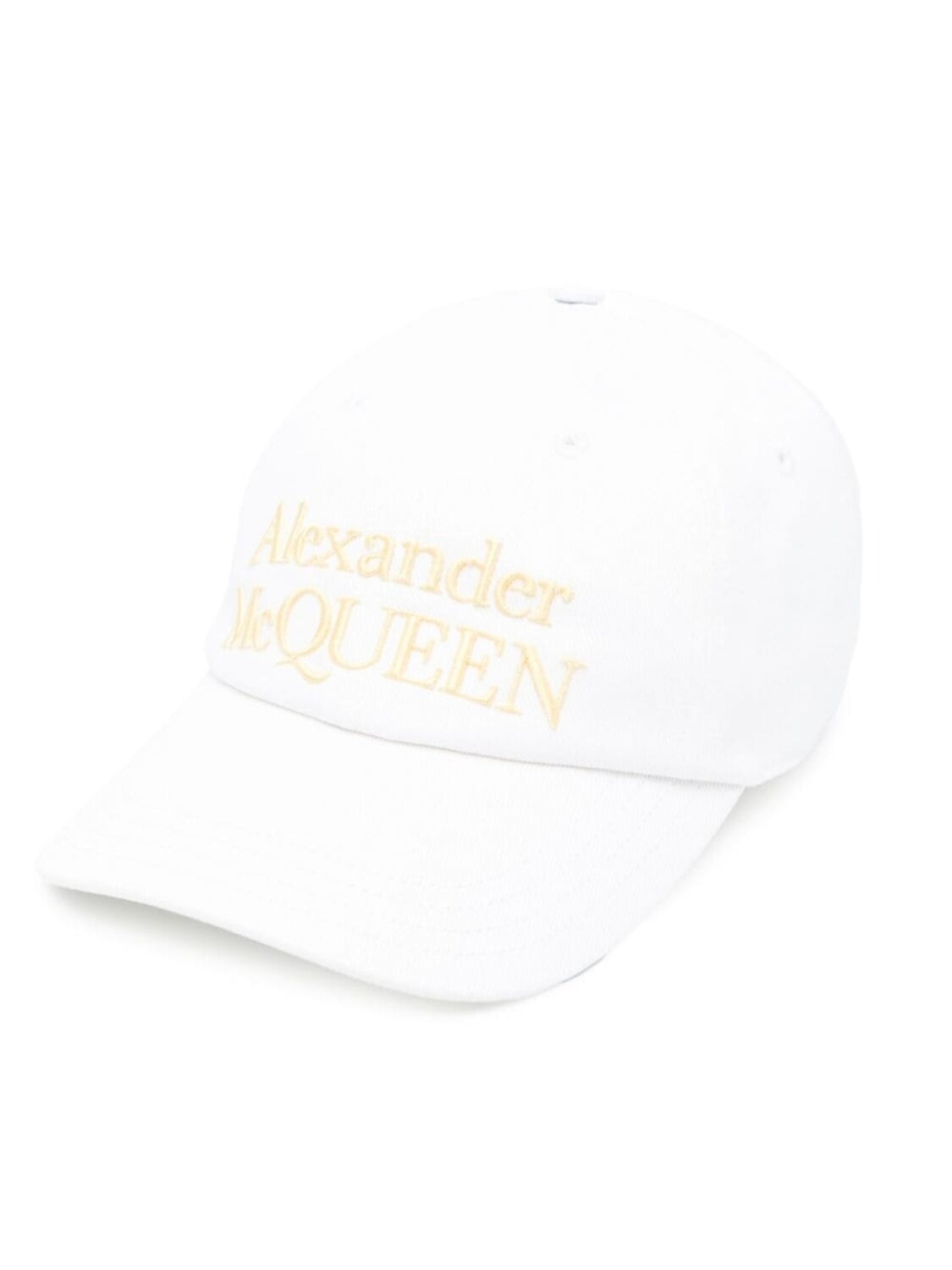 

Alexander McQueen кепка с вышитым логотипом, белый