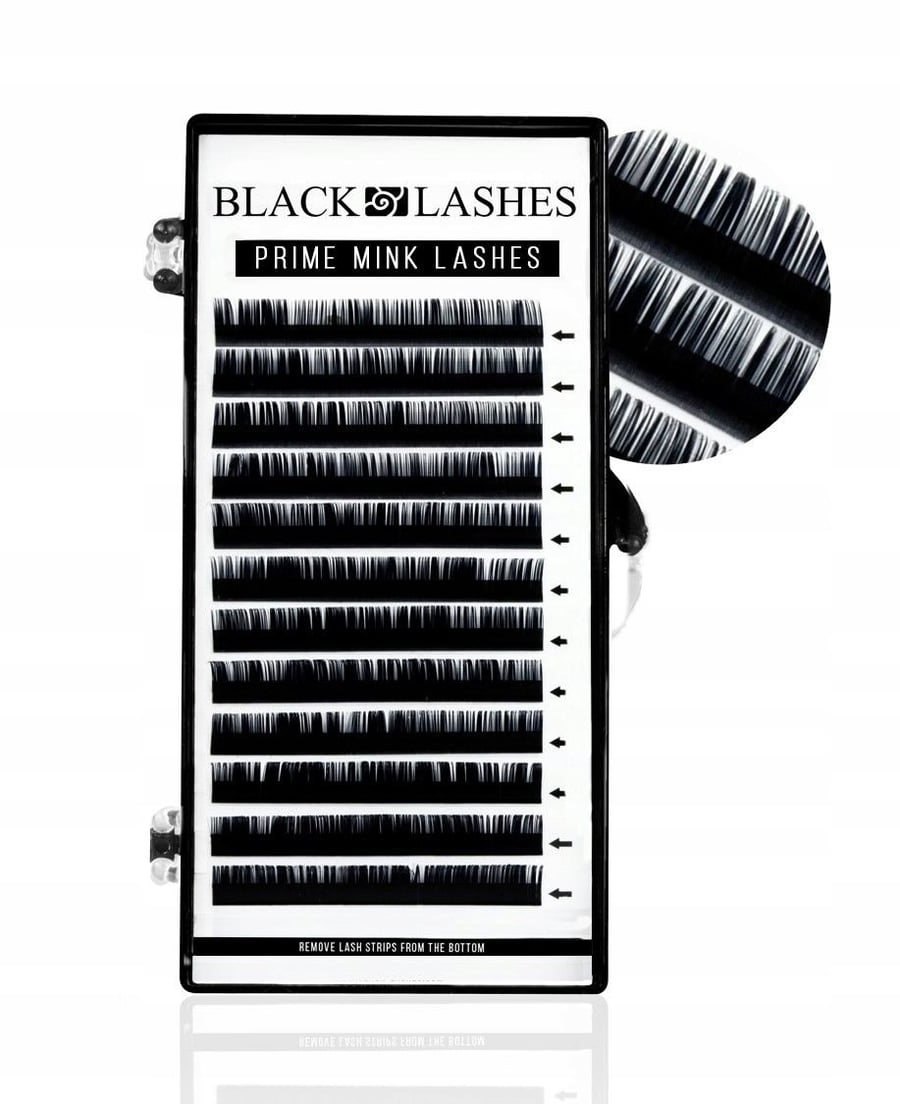 

Black Lashes Express Lashes B 0,07 мм x 9 мм 12 полосок 4771-1 NEONAIL