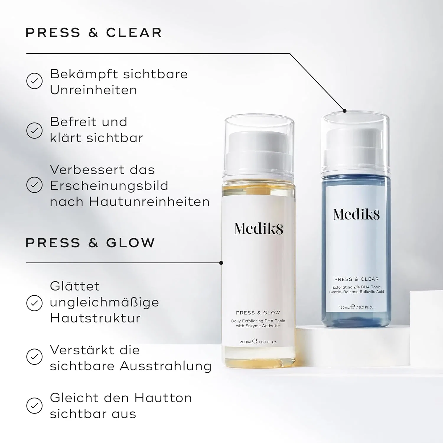 Тоник Medik8 — Ежедневный отшелушивающий тонер для лица «Press & Glow» от — фото 4