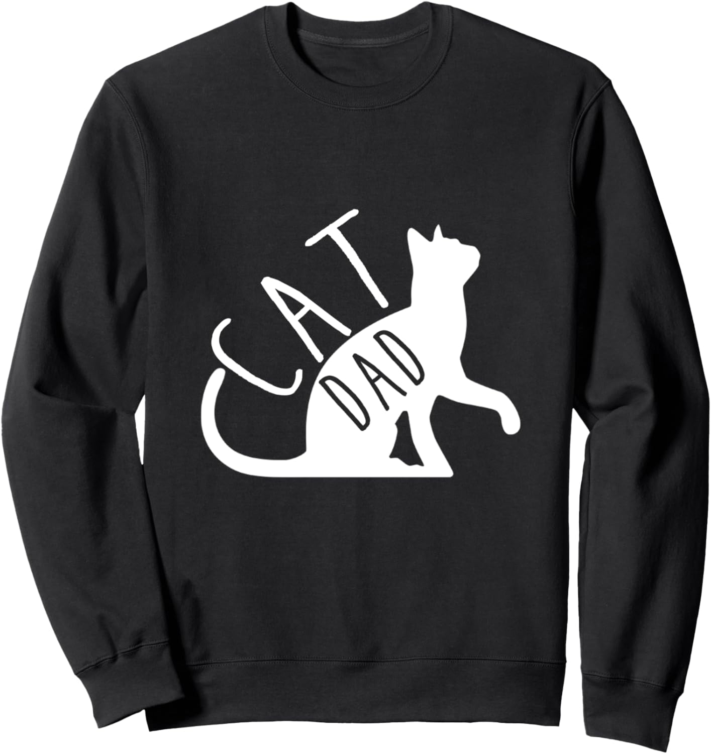 

Лучший папа-котенок, милый папа-кошечка, забавная толстовка с юмором ко Дню отца Dad Hero Father'S Day Vibes, черный