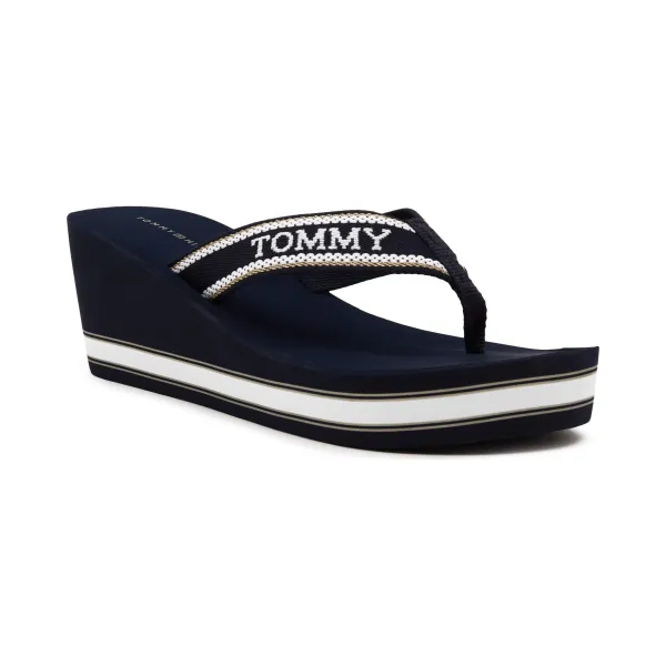 

Пляжные сандалии на танкетке Tommy Hilfiger, синий