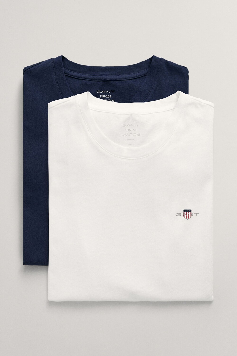 

Набор из 2 синих футболок с логотипом Gant Shield GANT, синий