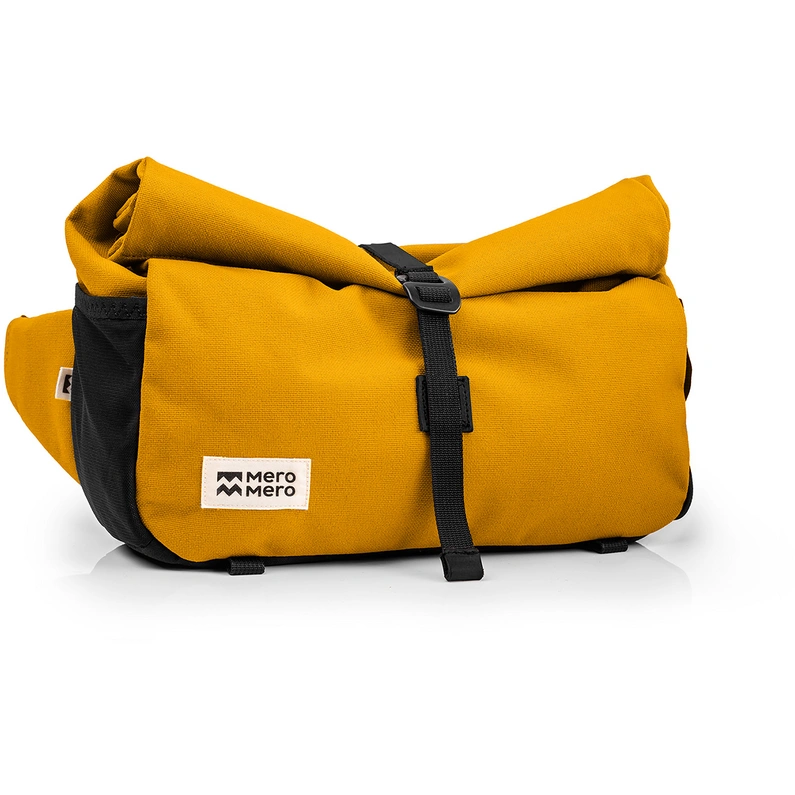 

Поясная сумка Piha Meromero, aubergine-cream leather