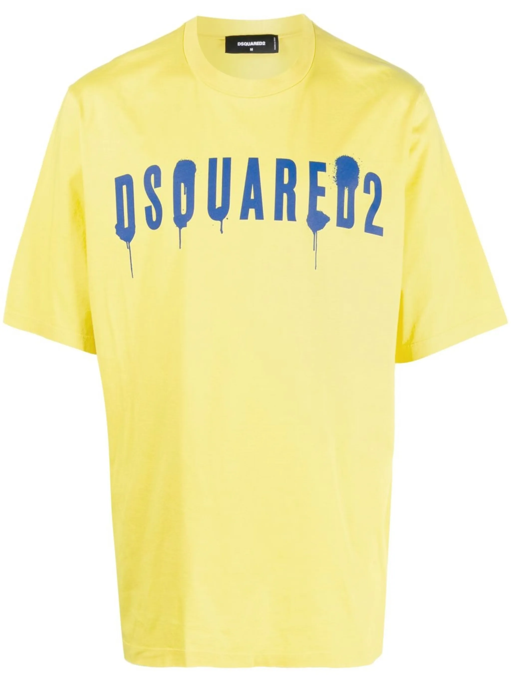 

Футболка с логотипом Dsquared2, желтый