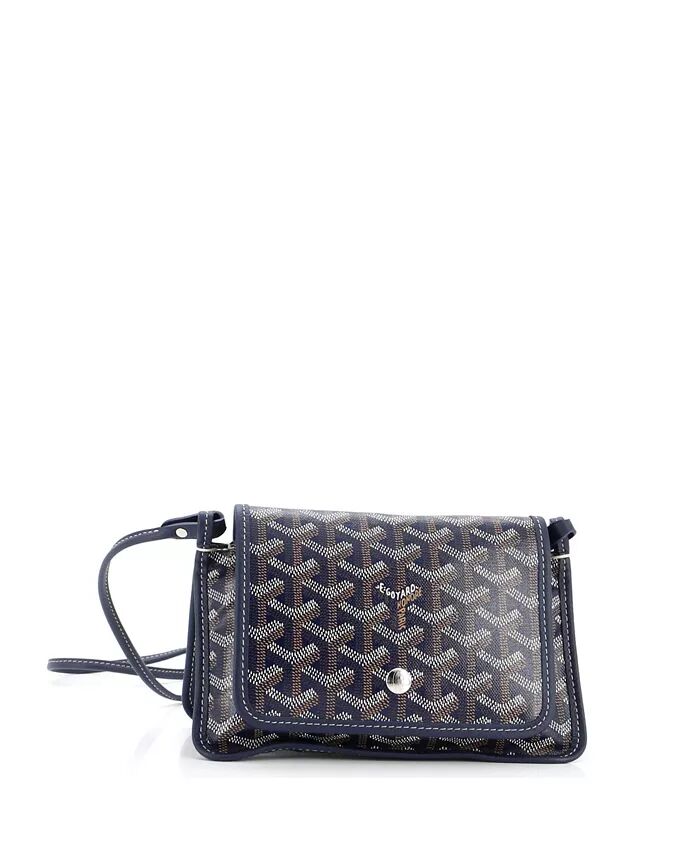 

Кошелек-клатч Plumet из покрытого холста Pre-Owned Goyard, синий