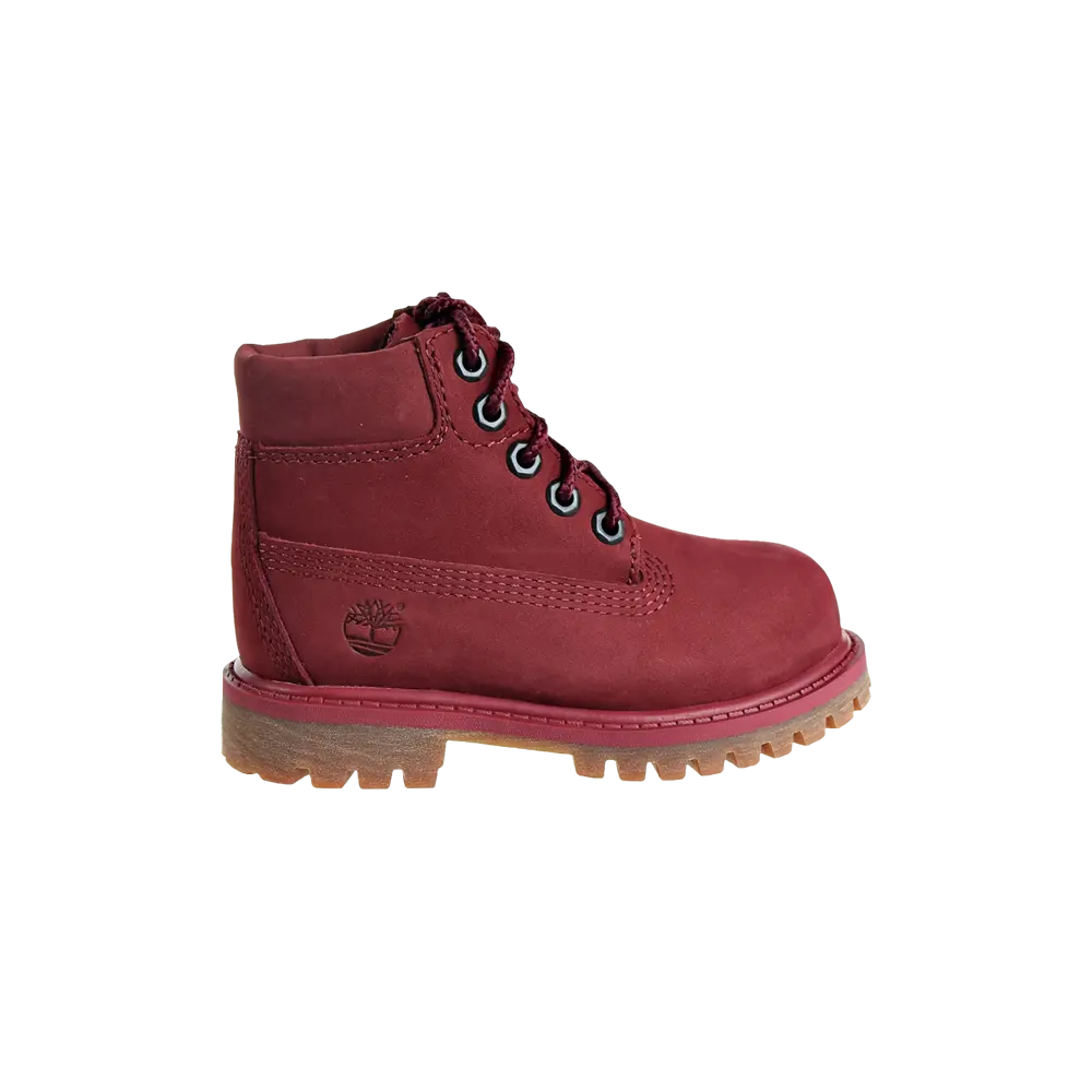 Ботинки Timberland 6 Inch Toddler, красный
