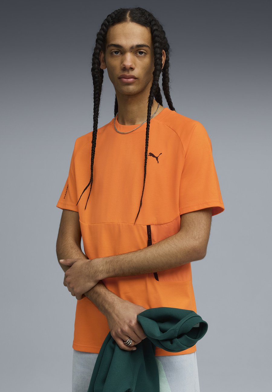 

Футболка Puma Print T-shirt, Orange Glo/Orange, Оранжевый, Футболка Puma Print T-shirt, Orange Glo/Orange