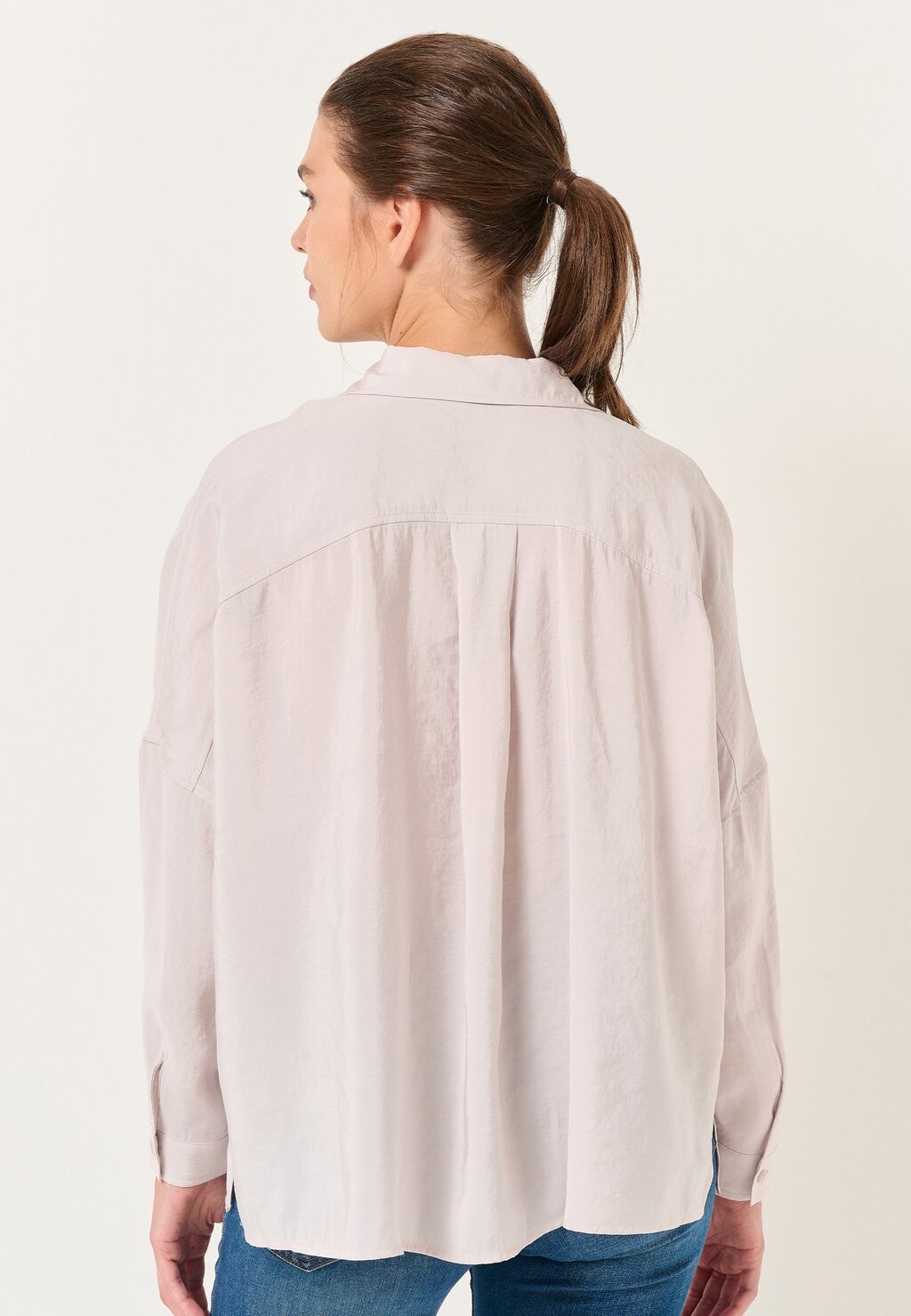 

Рубашка-блузка LOOSE FIT LONG SLEEVED BASIC Jimmy Key, бежевый