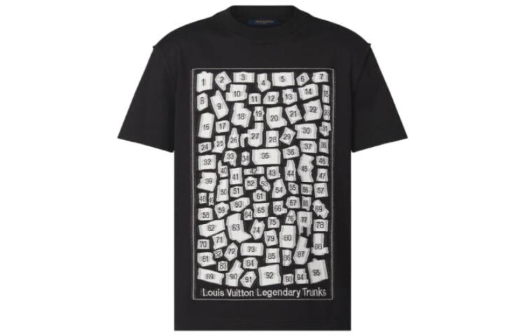

Футболка мужская Louis Vuitton Legendary Trunks, черный