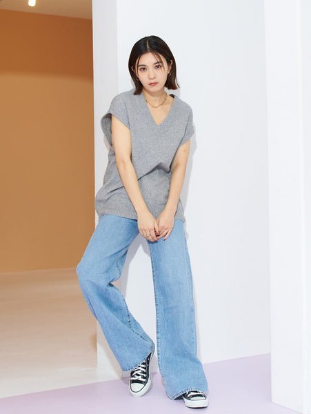 Джинсы с широкими штанинами, цвет светло-индиго Levi's, Light Indigo - Worn In — фото 2