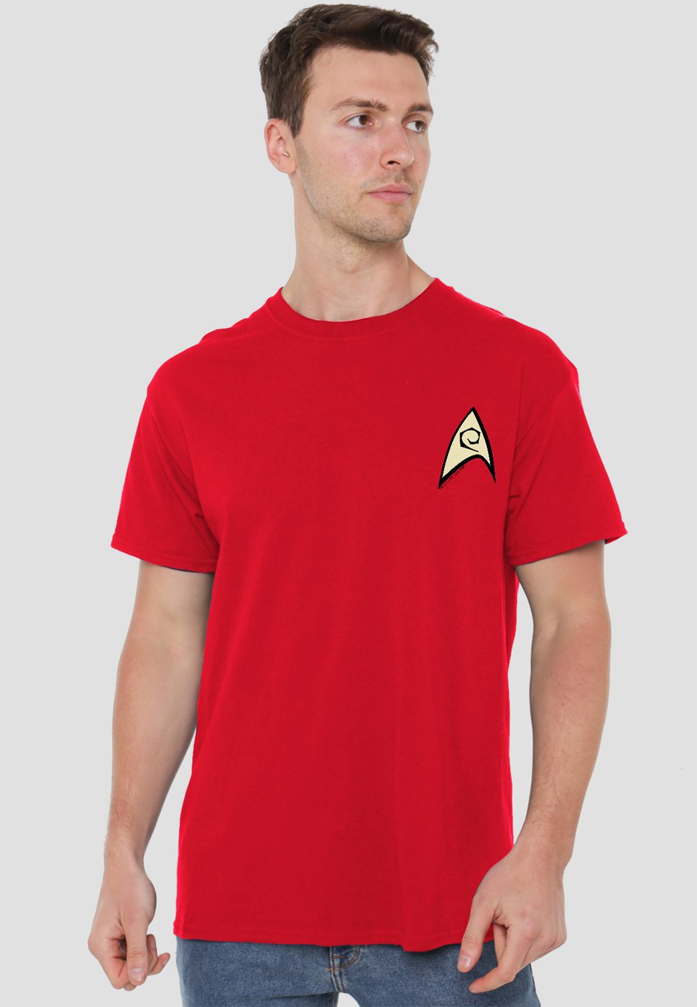 

Футболка с принтом STAR TREK ENGINEERING UNIFORM FOIL Cotton Soul, красный