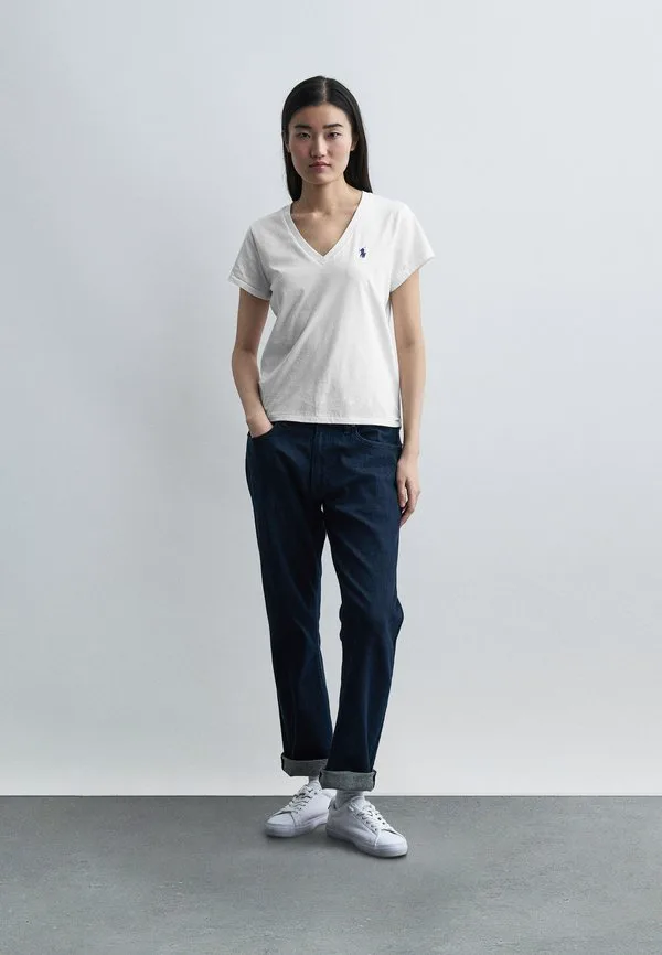 Простая футболка Polo Ralph Lauren, White — фото 2