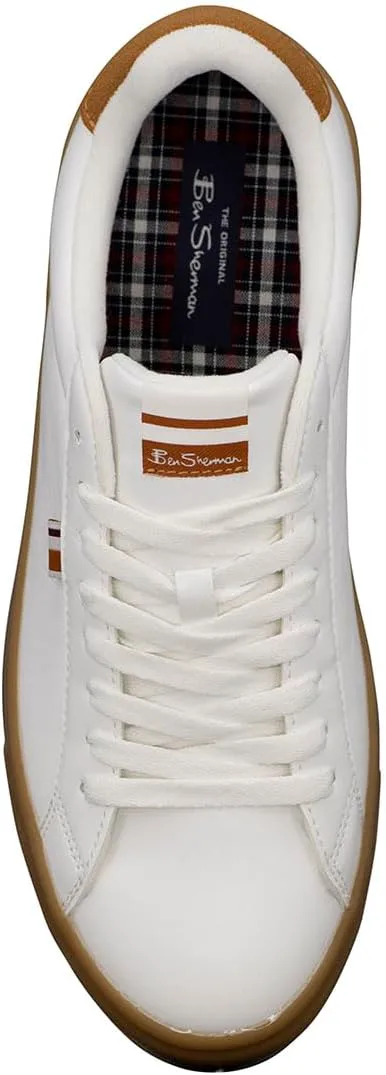 Мужские кроссовки Ben Sherman Crowley в ретро стиле, белый
