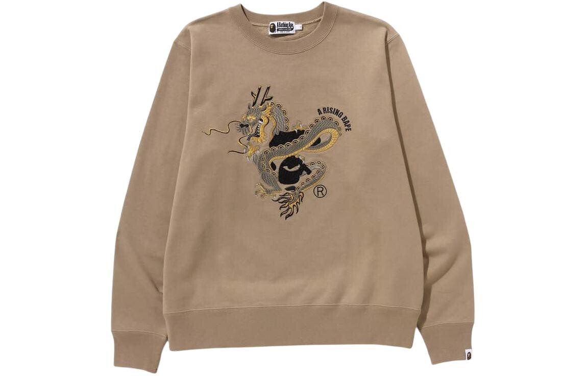 

Свитшот унисекс «Год Дракона» серии CNY A Bathing Ape, хаки