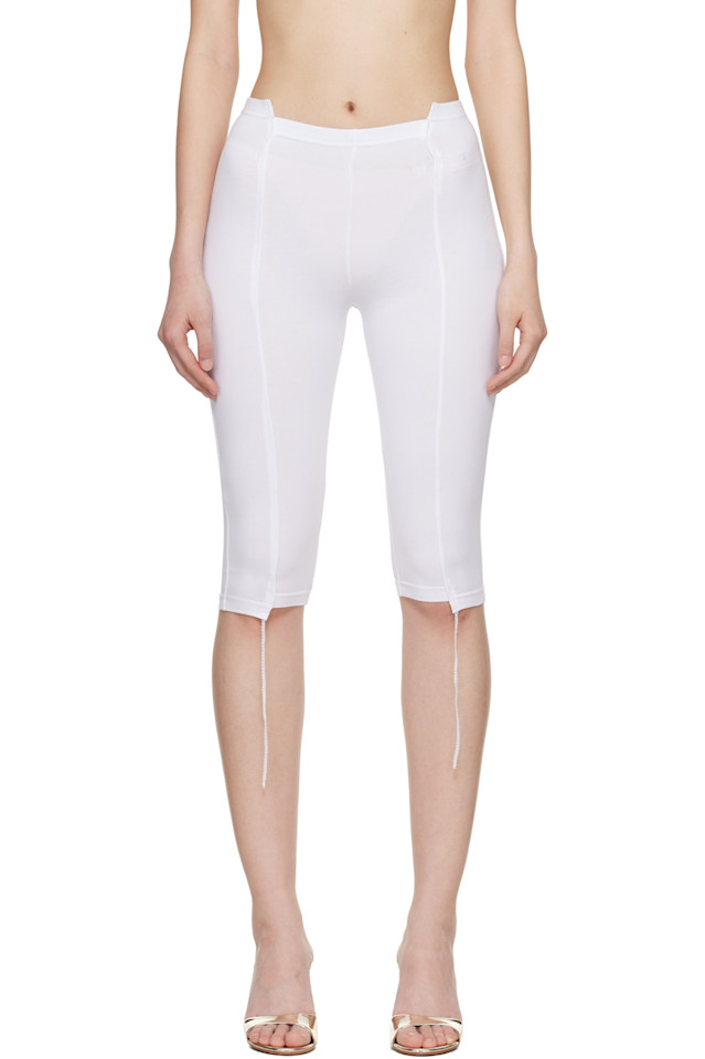 

Укороченные брюки-капри Vetements, белый