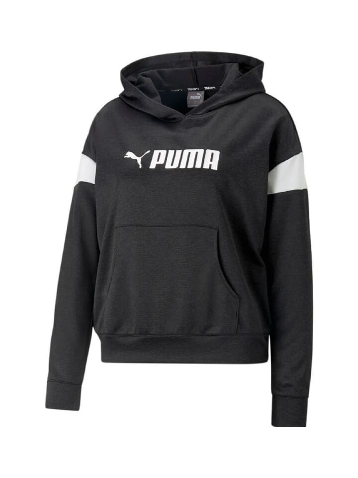 

Лонгслив Puma Hoodie Fit Tech Knit Hoodie, черный