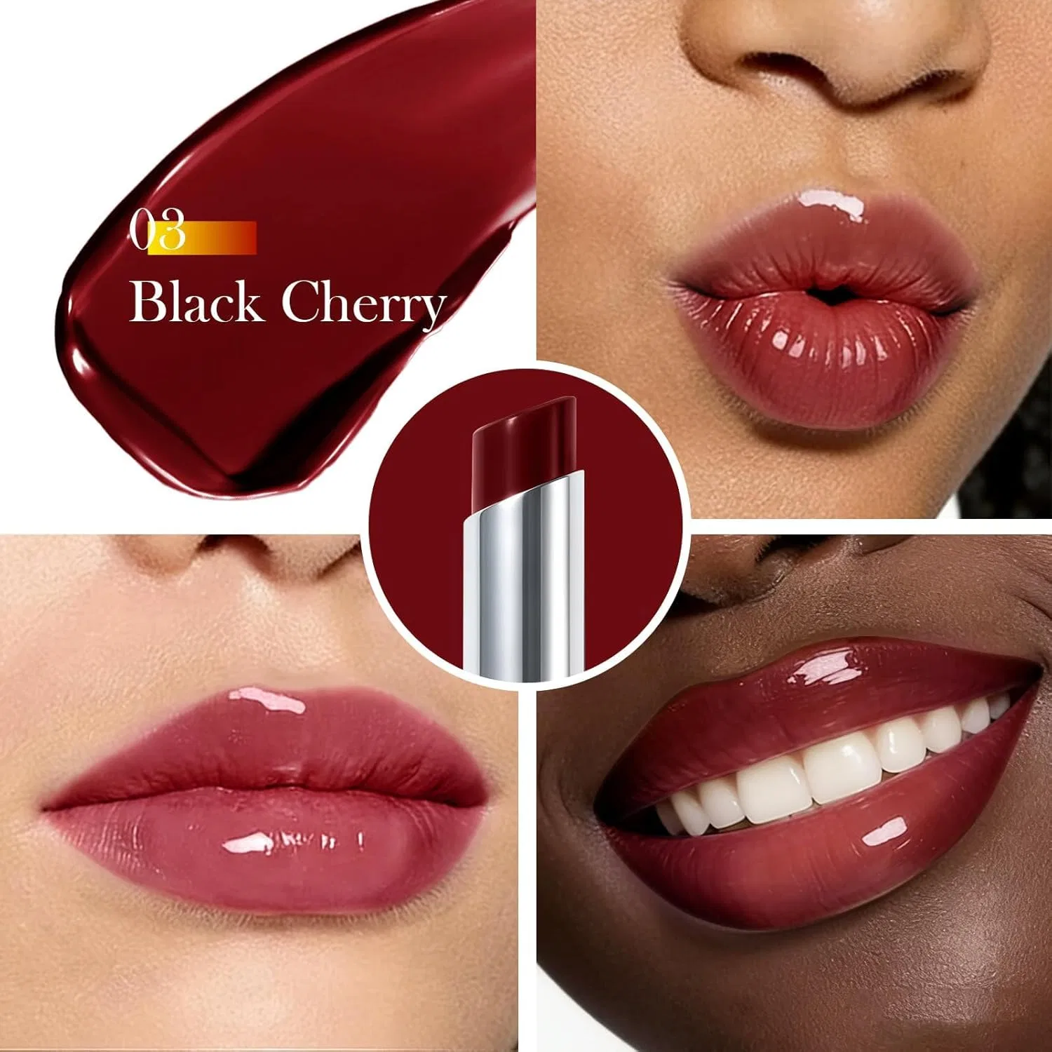 Тонированный бальзам для губ с SPF 30 Prreal Prreal, 03 Black Cherry — фото 2