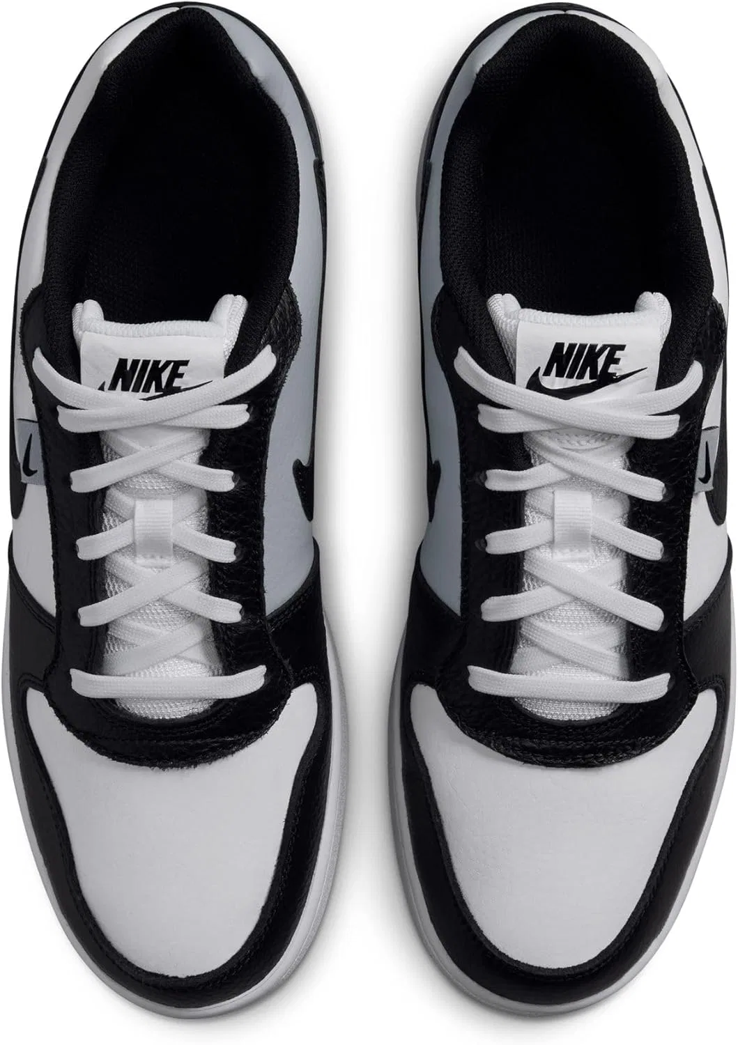 Мужские баскетбольные кроссовки Nike Ebernon Low Prem, 3-White Black Wolf Grey 102 — фото 3
