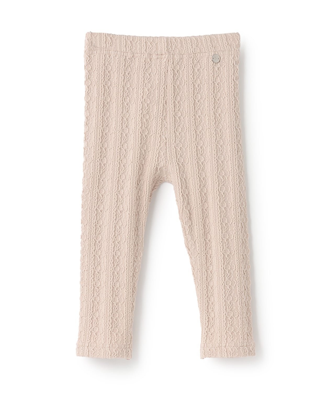 Жаккардовые леггинсы с маслом ши Petit main, Light Pink