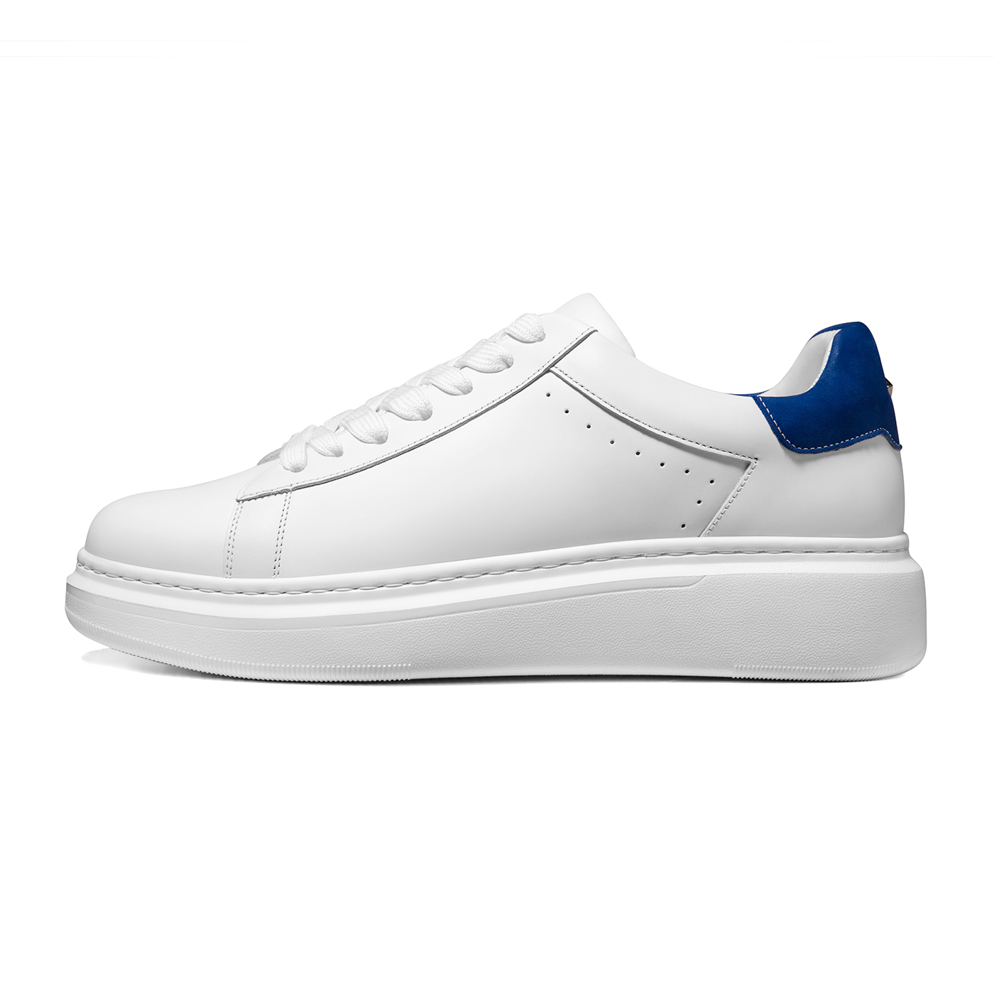 

THOM WILLS Повседневные универсальные белые кроссовки для скейтбординга мужские White Blue Tail