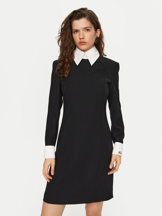 

Платье облегающего кроя для повседневной носки A1W13032 Karl Lagerfeld, черный