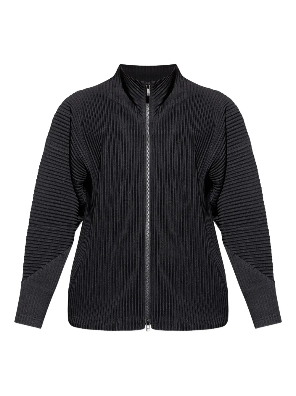 

Плиссированная куртка на молнии Homme Plissé Issey Miyake, черный