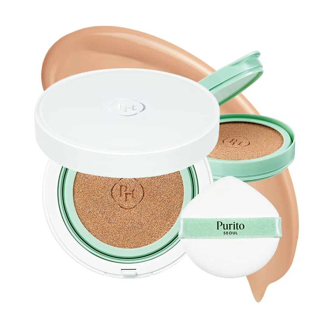 BB-кушон PURITO SEOUL Wonder Releaf Centella «#13 Neutral Ivory» 15 г Purito, #13 Neutral Ivory