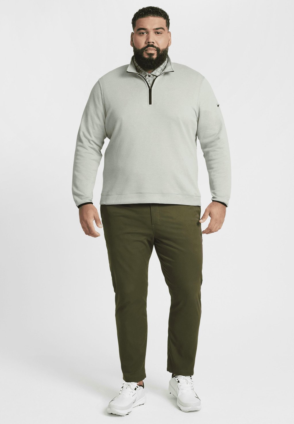 

Толстовка TOUR Nike Golf, оливковый