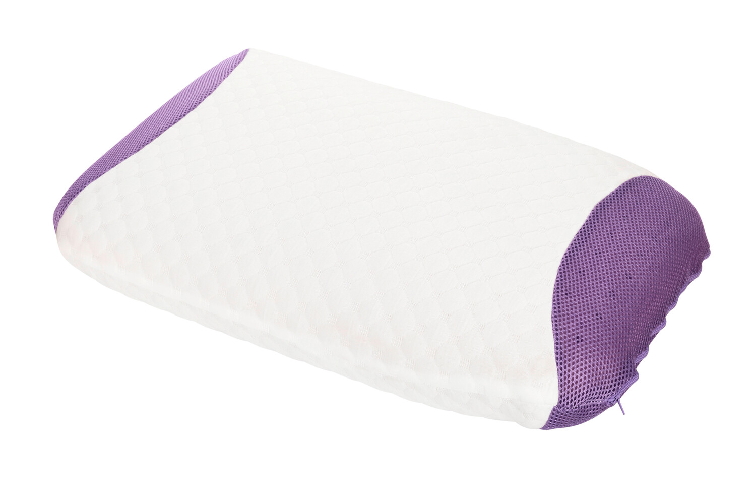 

Подушка для поддержки шеи Sleeptex, 60x40x10 см, фиолетовый/белый