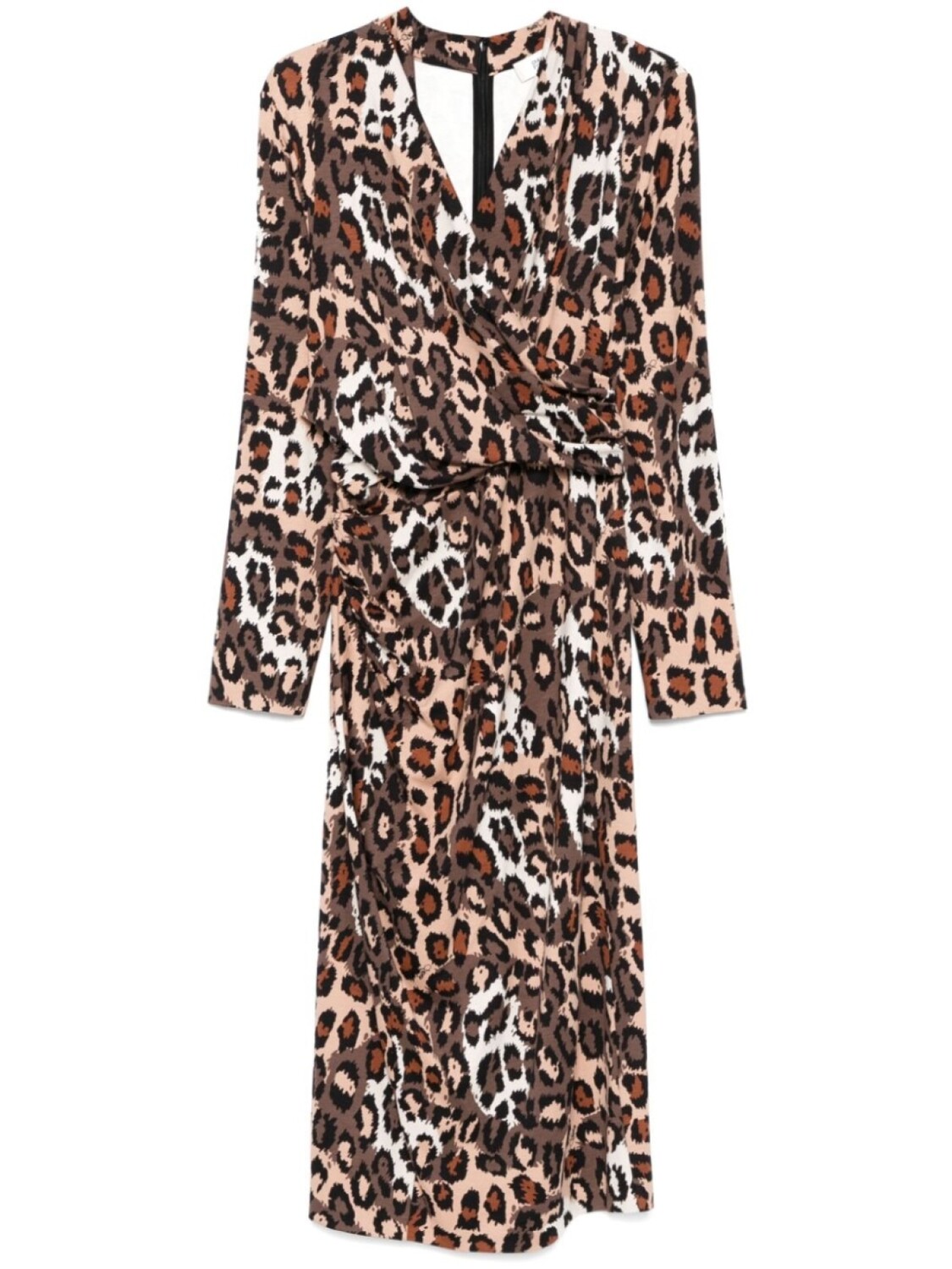 

Платье миди Barlow DVF Diane von Furstenberg, нейтральный цвет