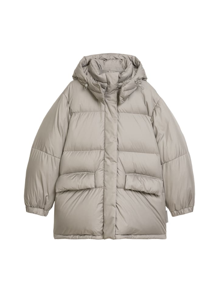 

Marc O'Polo DENIM Объемная пуховая куртка цвета «Серая вечность»