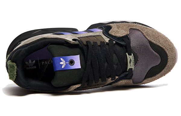 Кроссовки packer x consortium zx torsion Adidas, коричневый — фото 2