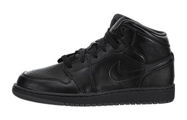 

Кроссовки Jordan 1 Mid Triple Black 2015 GS