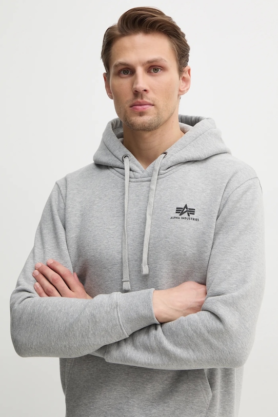 

Базовый свитшот Alpha Industries, серый