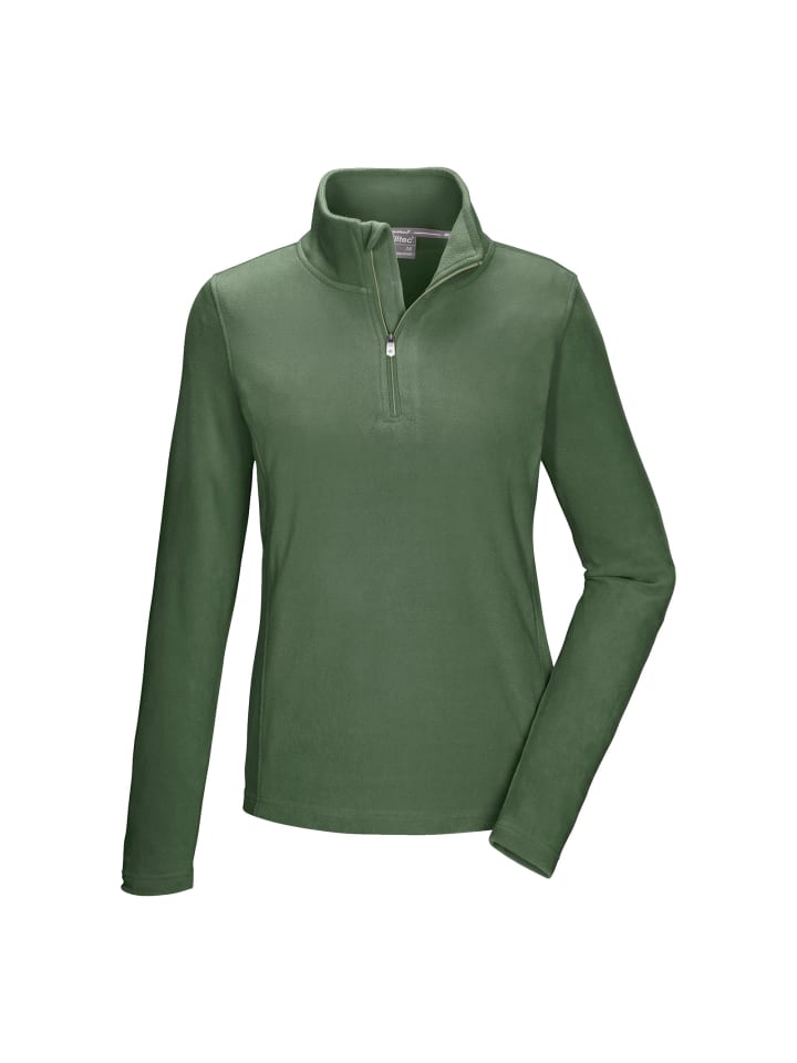 

Killtec Флисовая рубашка KSW 101 WMN FLC SHRT зелено-серого цвета