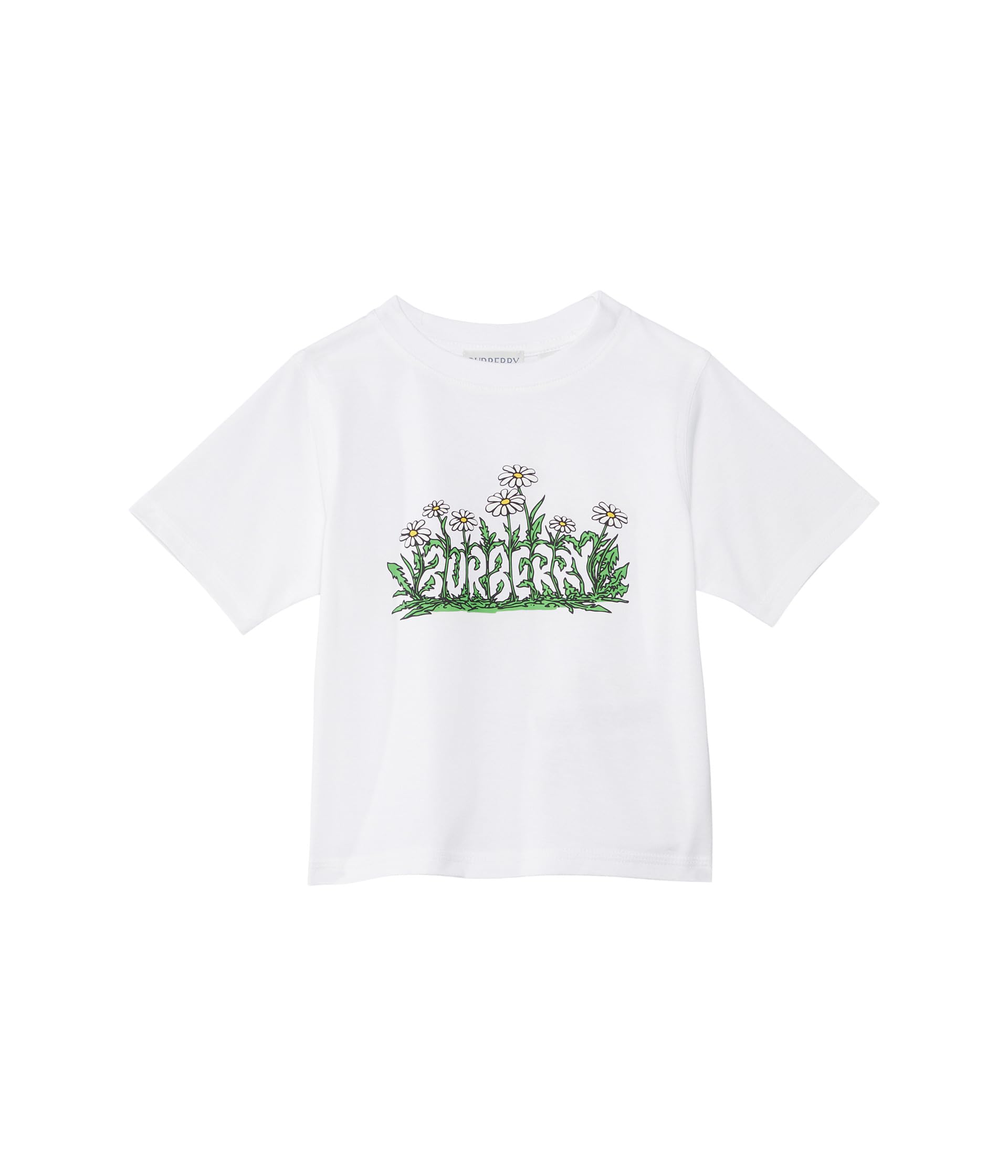

Футболка Burberry Kids Cedar Daisy T-Shirt, белый