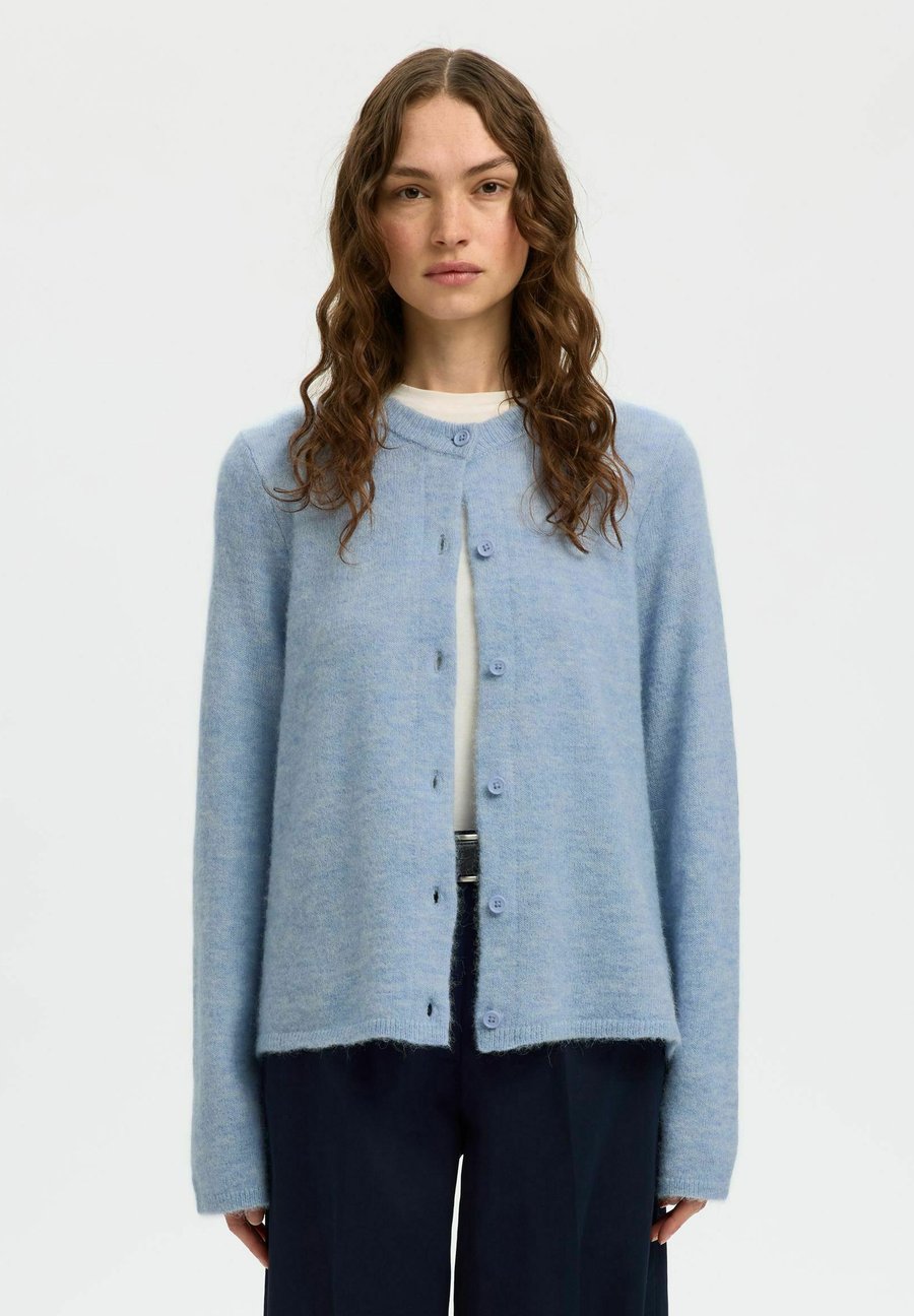 

Кардиган Selected Femme SLFLULU NEW NOOS, Cashmere Blue/Light Blue