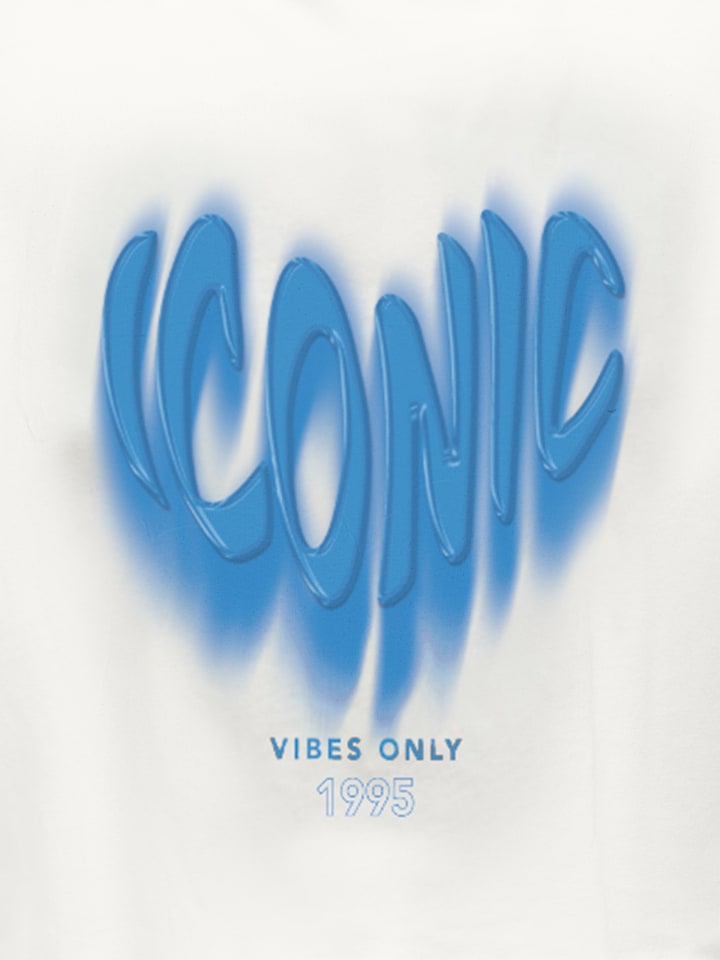

Футболка KIDS ONLY, цвет cloud dancer azure blue