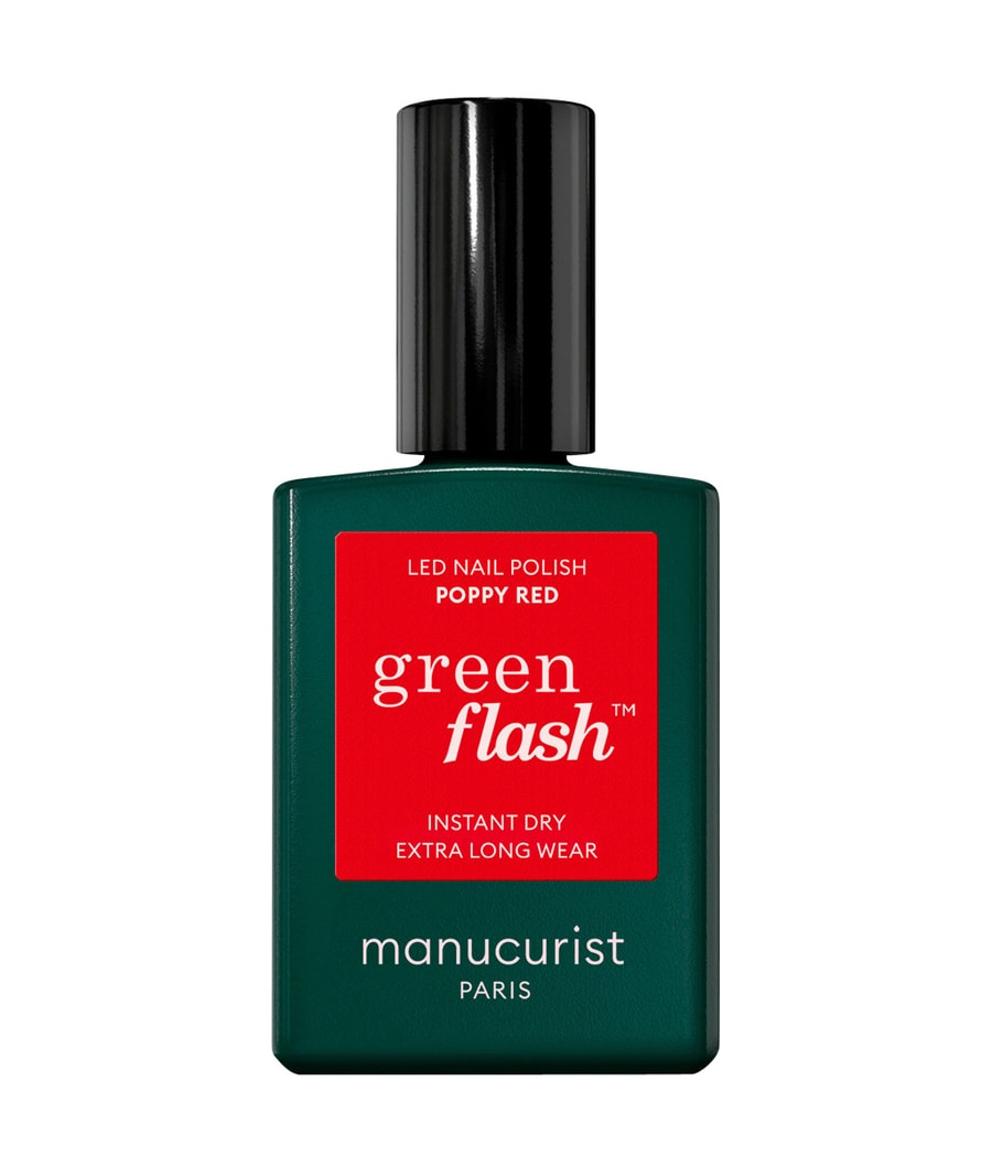 

Гель-лак для ногтей manucurist Green Flash, Poppy Red, 15 ml