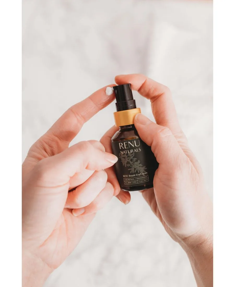 Восстанавливающий крем для глаз Renu Naturals, белый — фото 2
