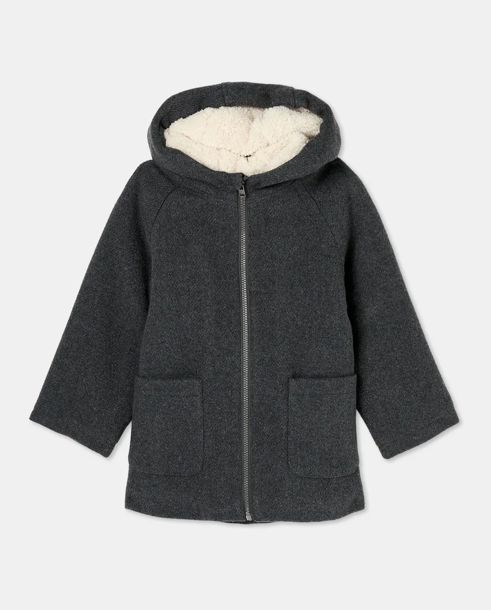 

Детский фланелевый плащ Kids El Corte Inglés, светло-серый