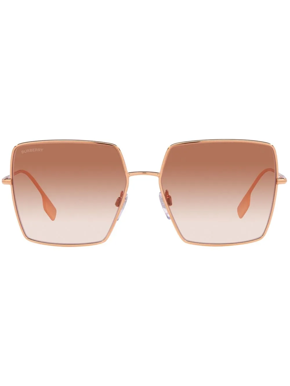 

Солнцезащитные очки Daphne в квадратной оправе Burberry Eyewear, золотой