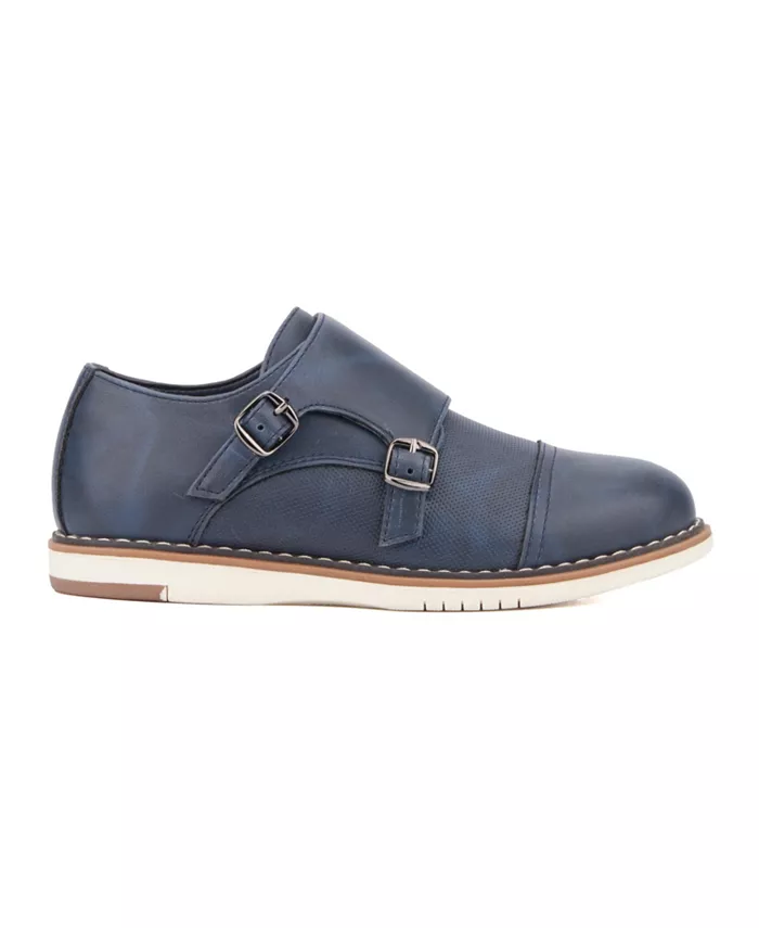 Маленькие мальчики Юношеские туфли Michael Dress Casual Monk Strap XRAY, синий — фото 2