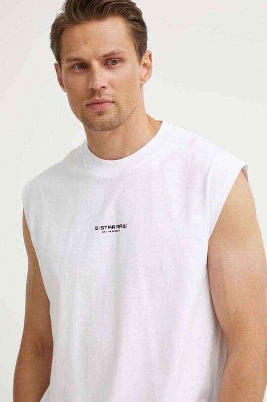 

Хлопковая майка G-Star Raw, белый